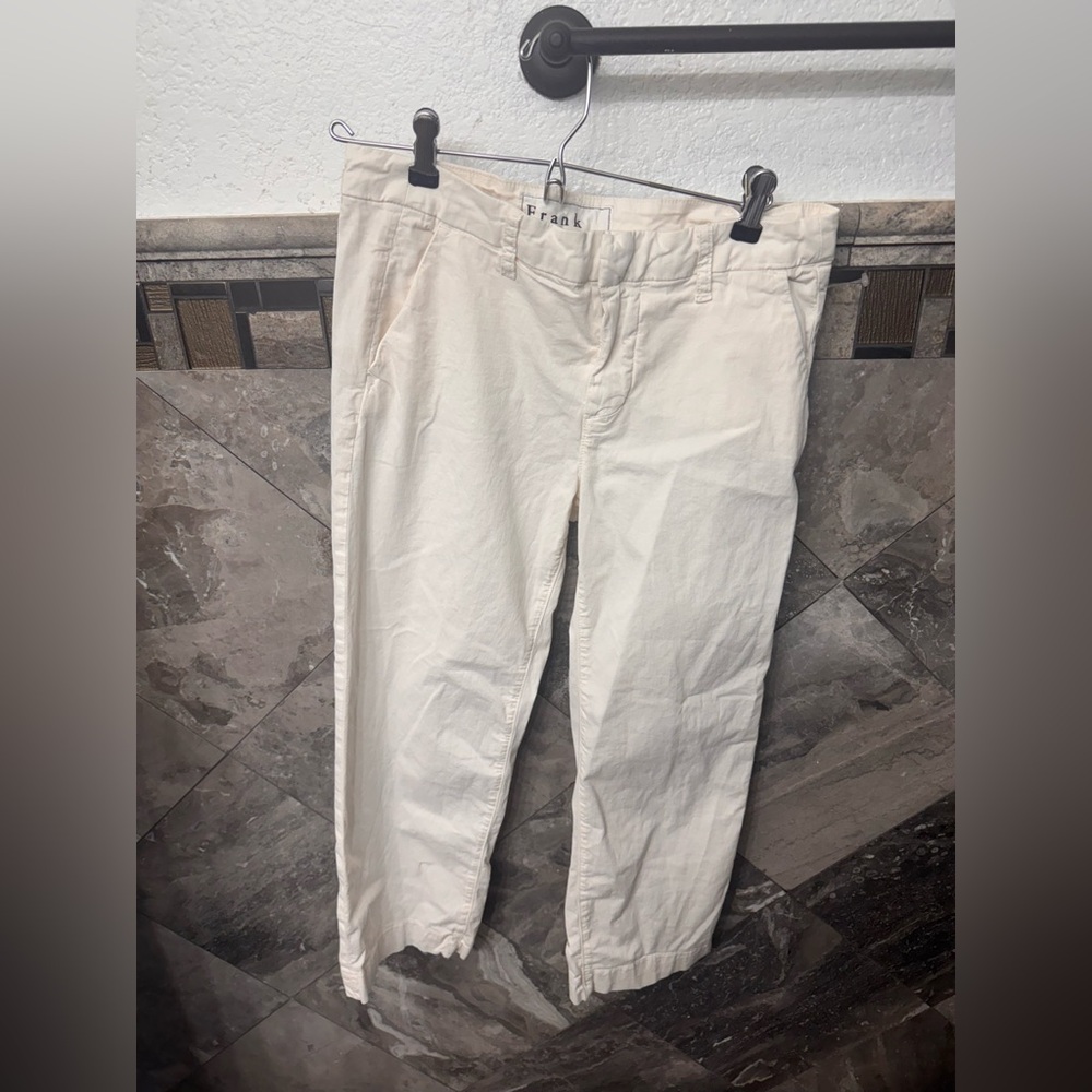 Frank & Eileen Women's Westport Italian Wide-Leg Chino - Picture 4 of 7